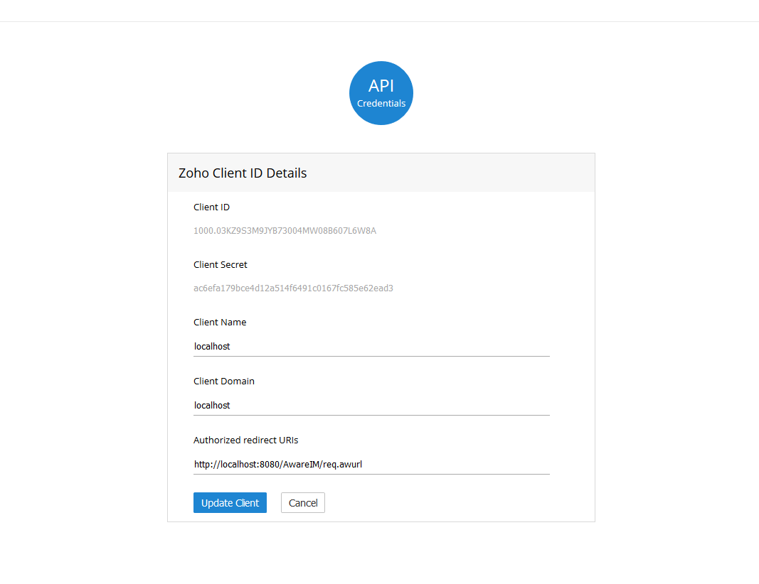 Zoho client setup localhost.png