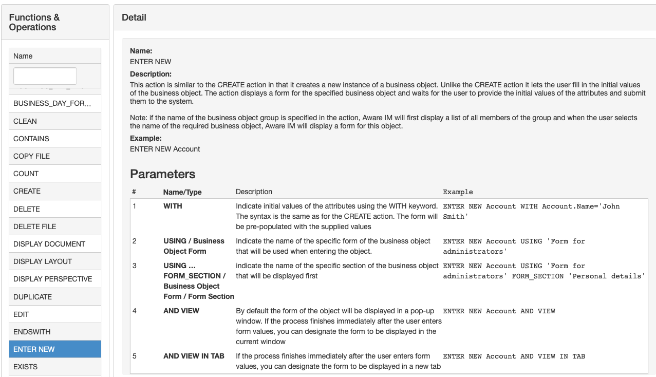 Functions &amp; Operations