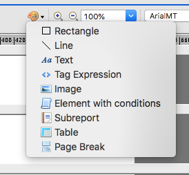 Config Tool version 8.1 no chart element