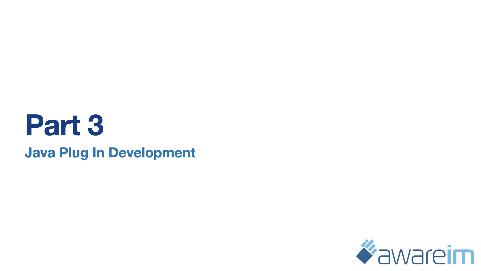 Developing Java Plugins Part 3